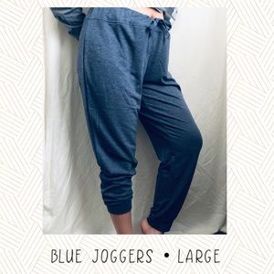 Blue joggers